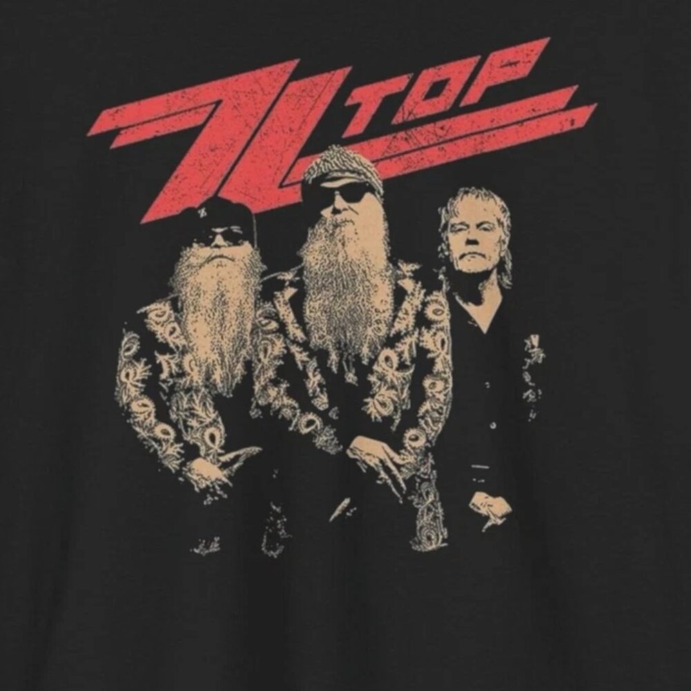 ZZ Top Tee, Rock Band Shirt, Music Lover Gift, Graphic T Shirt 90 - Picture 2 of 5